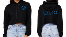 Load image into Gallery viewer, Overqualified Women&#39;s Crop Top Hoodie